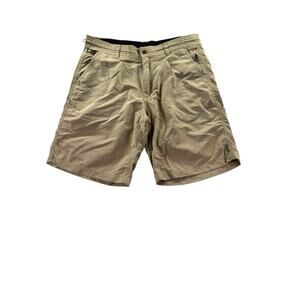 Howler Bros Horizon Hybrid Shorts Mens 35 Quick-Dry Nylon Outdoor Fishing Tan